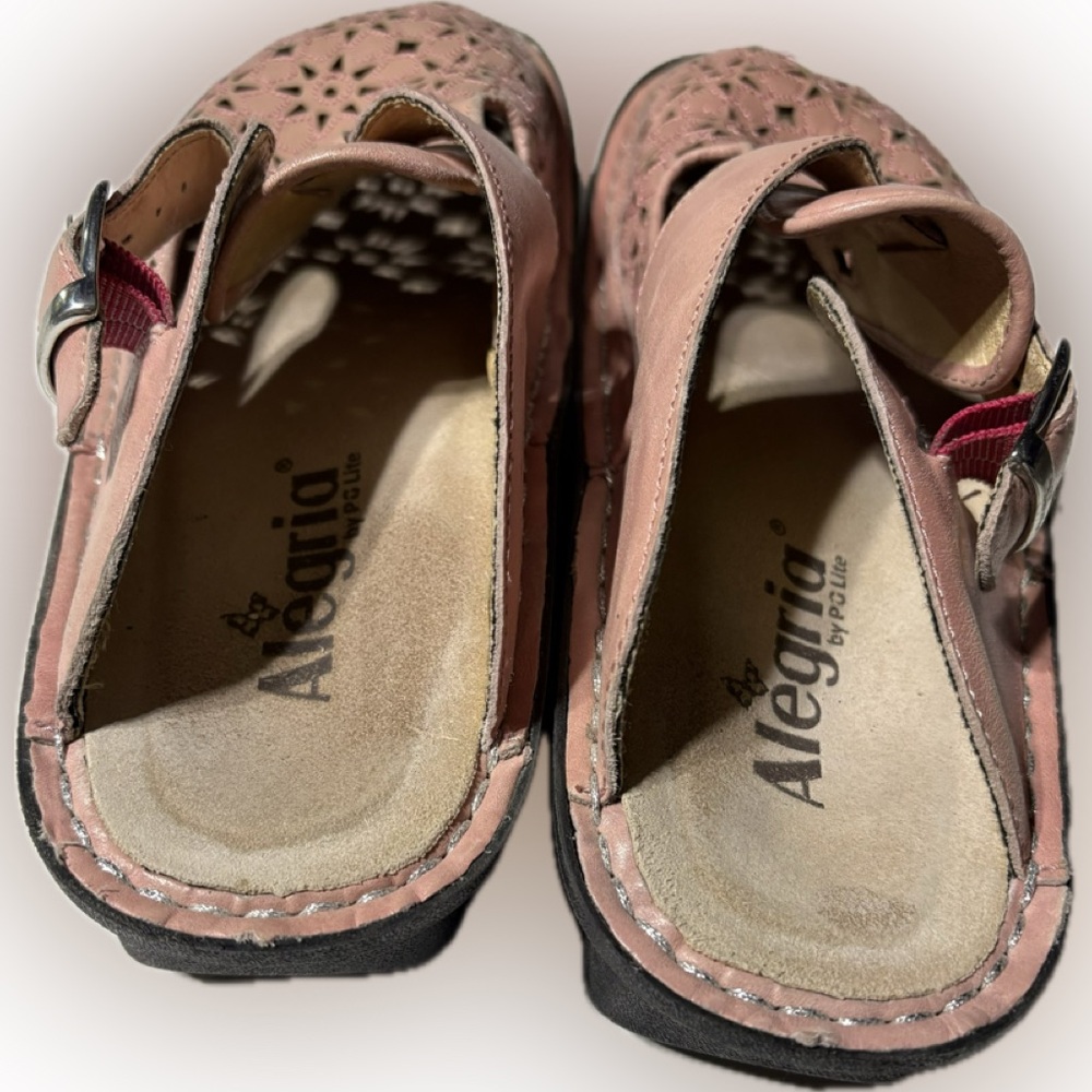 Alegria Dusty Rose Clogs size 39 - Picture 2 of 9